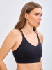 Топ спортивный The Exhale Sports Bra (L, Женский, Black)
