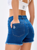 Женские шорты Flex Stretchy Jeans Short (M, Женский, Mid wash)