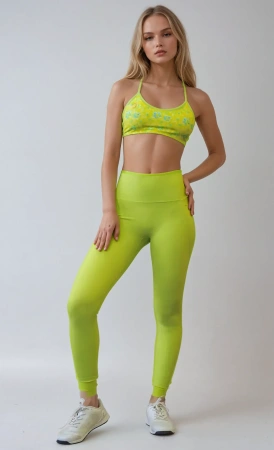 Спортивный топ Serenity Sports Bra (S, Весенние комплекты, Женский, Lime Splash)