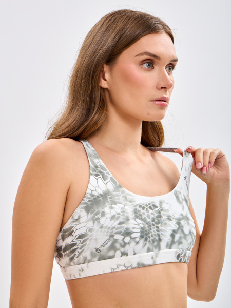 Спортивный Топ Vitality Sports Bra 2.0 (S, Женский, Vibrant Bloom, Small logo)