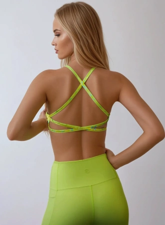Спортивный топ Serenity Sports Bra (M, Весенние комплекты, Женский, Lime Splash)