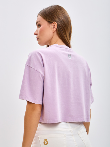 Кроп для женщин Training Crop Tee 2.0 (XS, Женский, Washed Orchid)