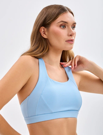 Спортивный топ All-Fit (S, Basic Lux, Женский, Светло-голубой)