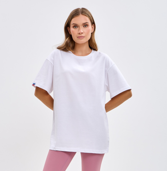 Футболка Plain White (XL, Унисекс, White)