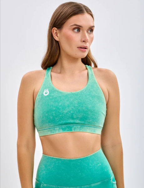 Топ спортивный Helix Sport Bra (S, Женский, WASHED JADE)