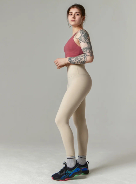 Леггинсы You Go To Legging 2.0 (M, Женский, Oatmeal)